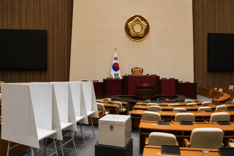국민의힘 신임 원내대표에 정점식 의원 선출...7표 차 승부