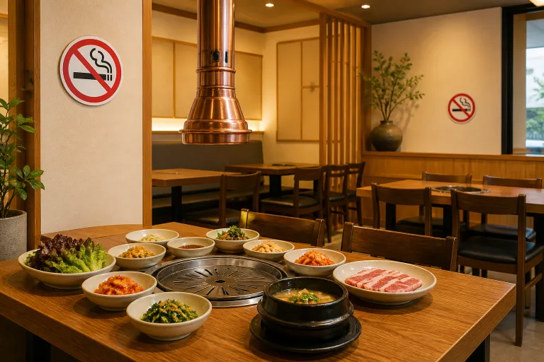 일본 이자카야 가면 밥 먹다 담배 연기 만날 수도 있어요 🚬